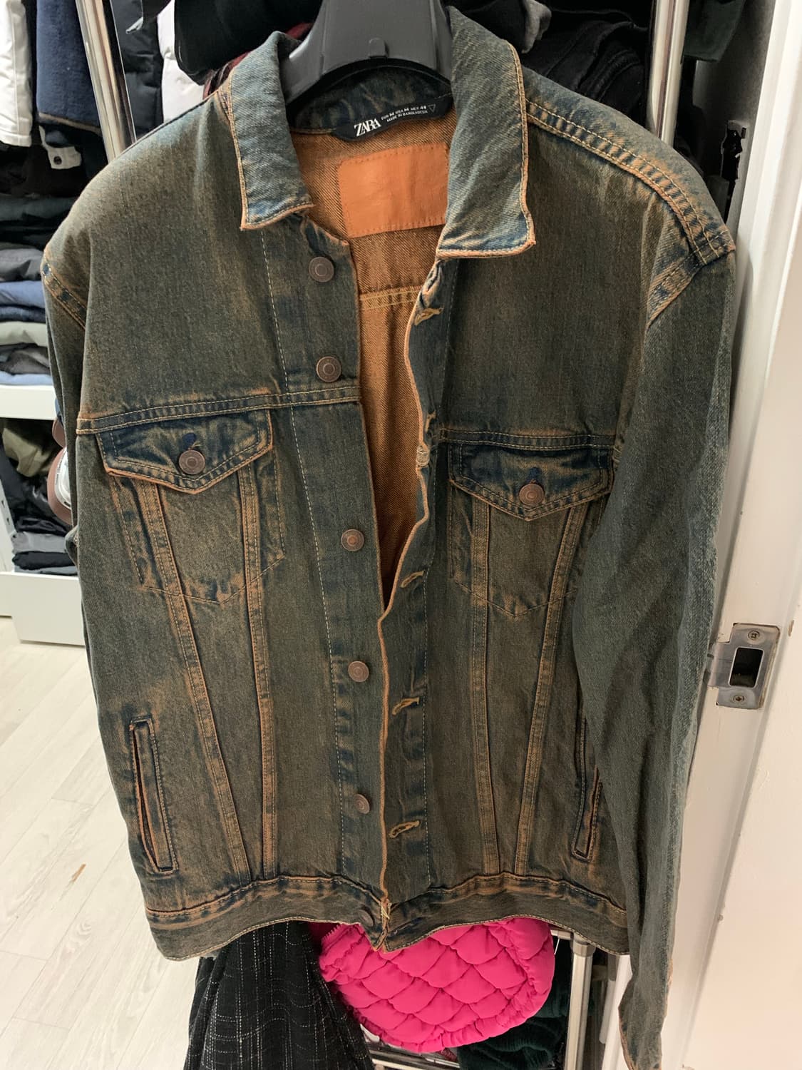 자라 워싱 데님자켓 상품이미지1