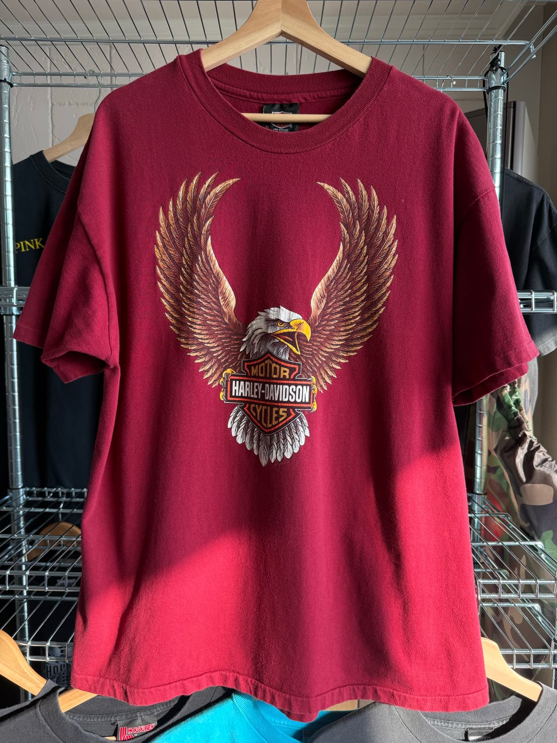 1995 Made in USA 할리 데이비슨 티셔츠 상품이미지1