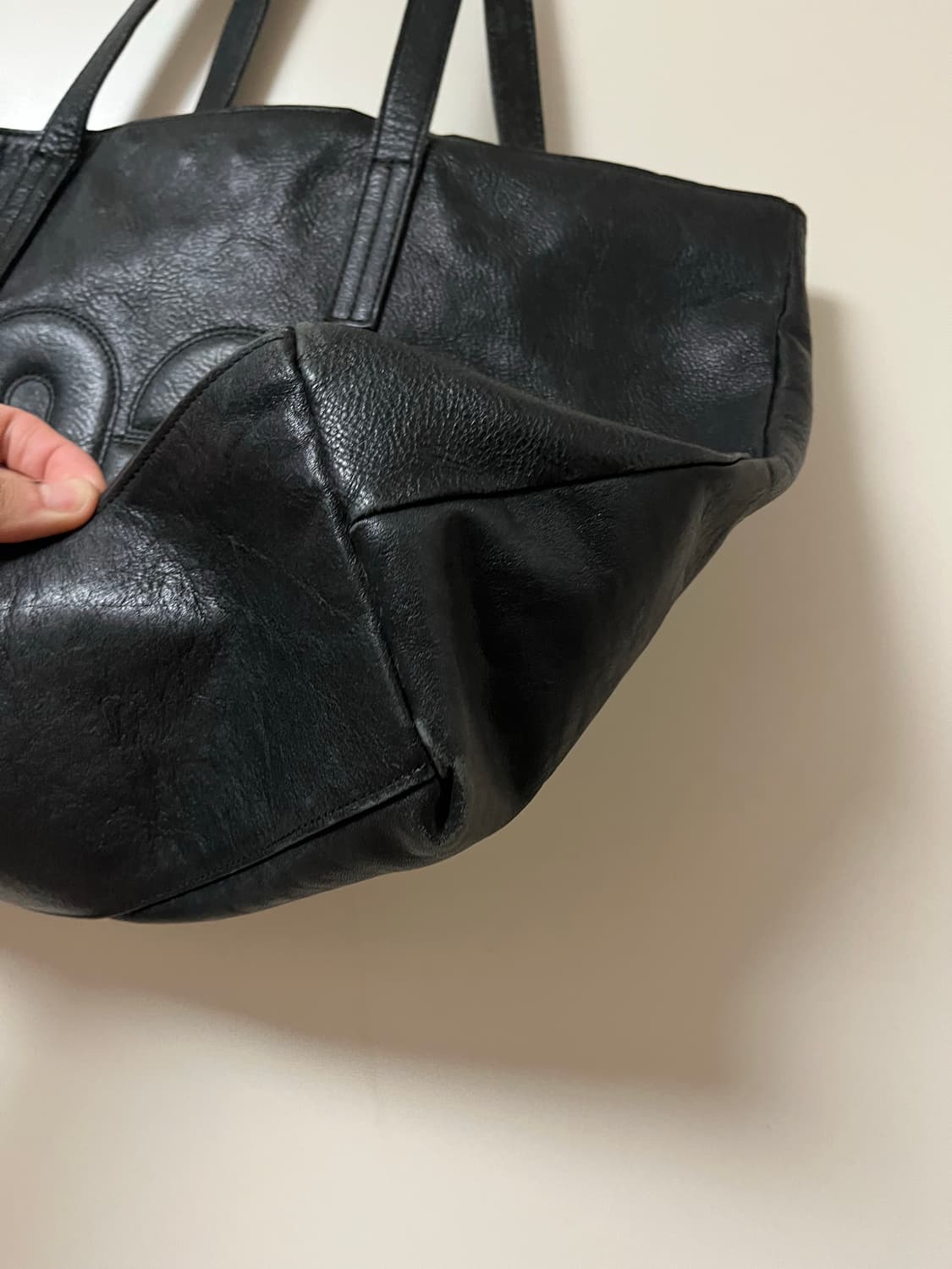 Hiroko koshino leather shoulder bag 상품이미지3