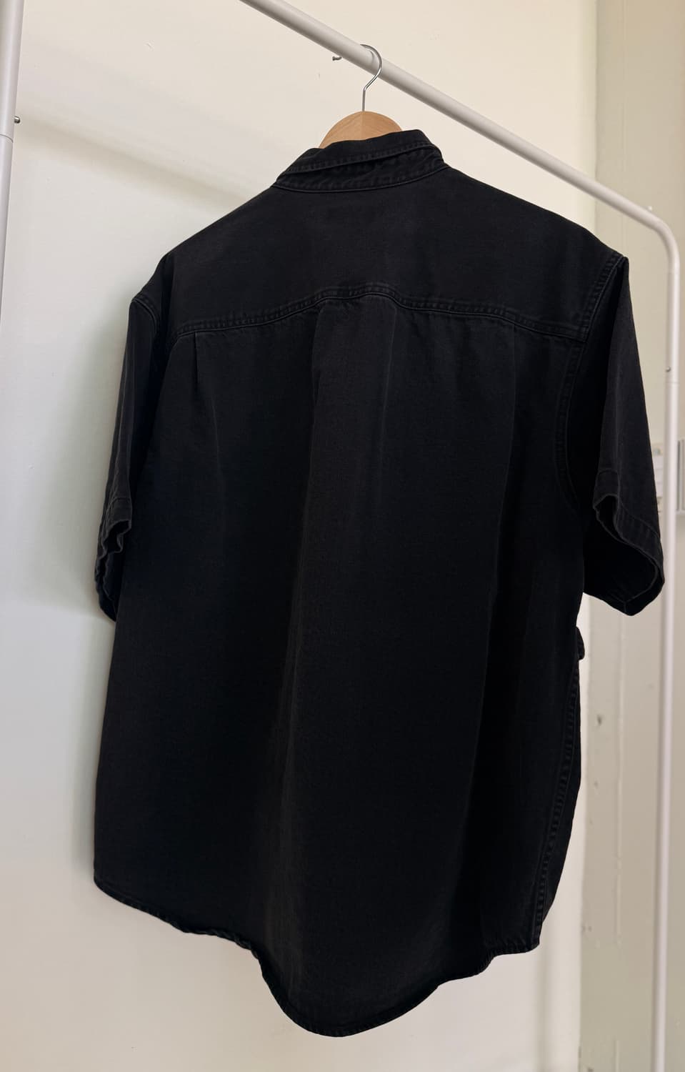 슈프림(supreme) 루즈핏 흑청 셔츠 상품이미지3