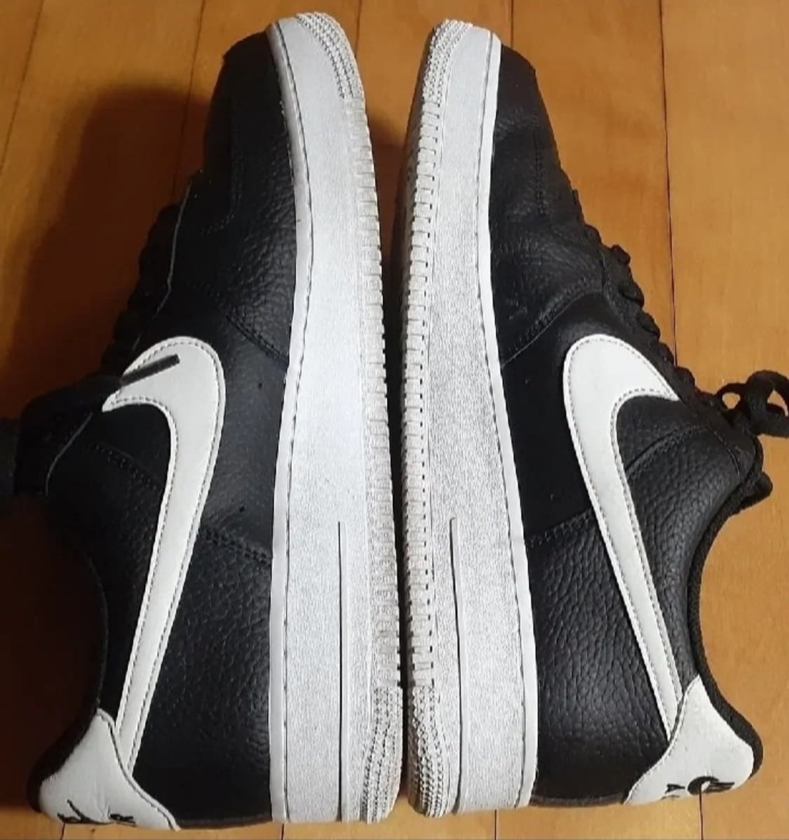 나이키 에어포스 1 07 블랙 화이트 로우 285 상품이미지6