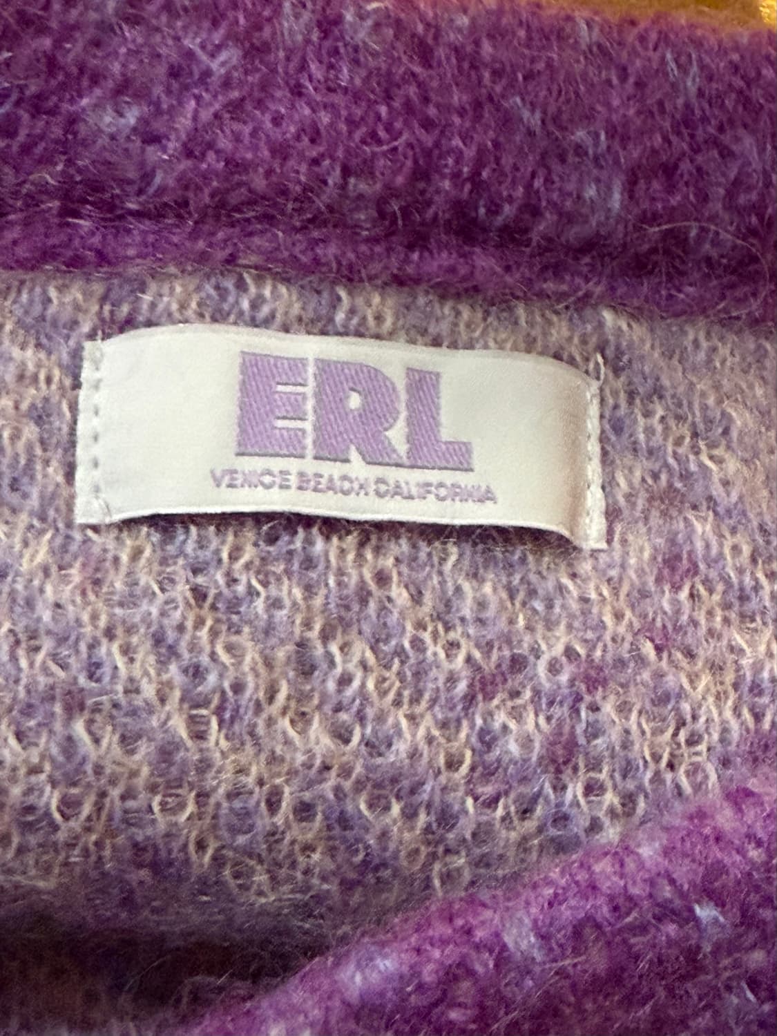 ERL 그라디언트 크루넥 스웨터 퍼플 M 상품이미지3