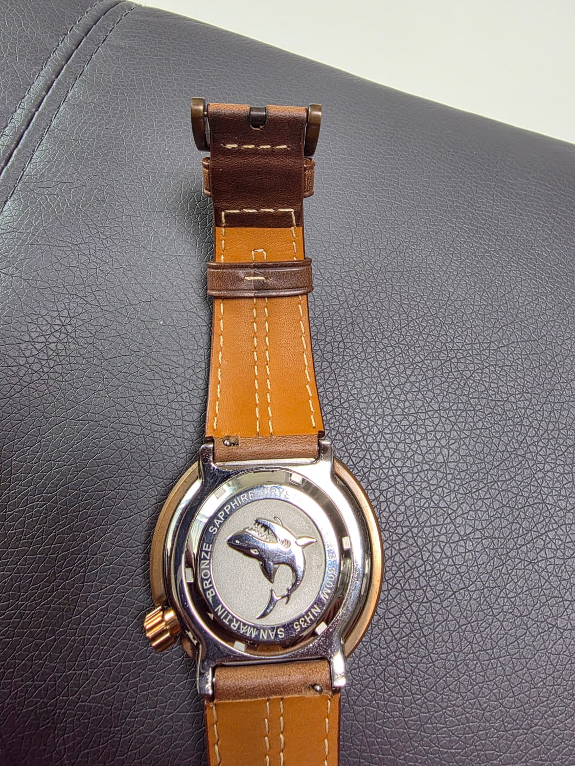 산마틴 마린 마스터 브론즈 다이버 시계 300mm방수 상품이미지5