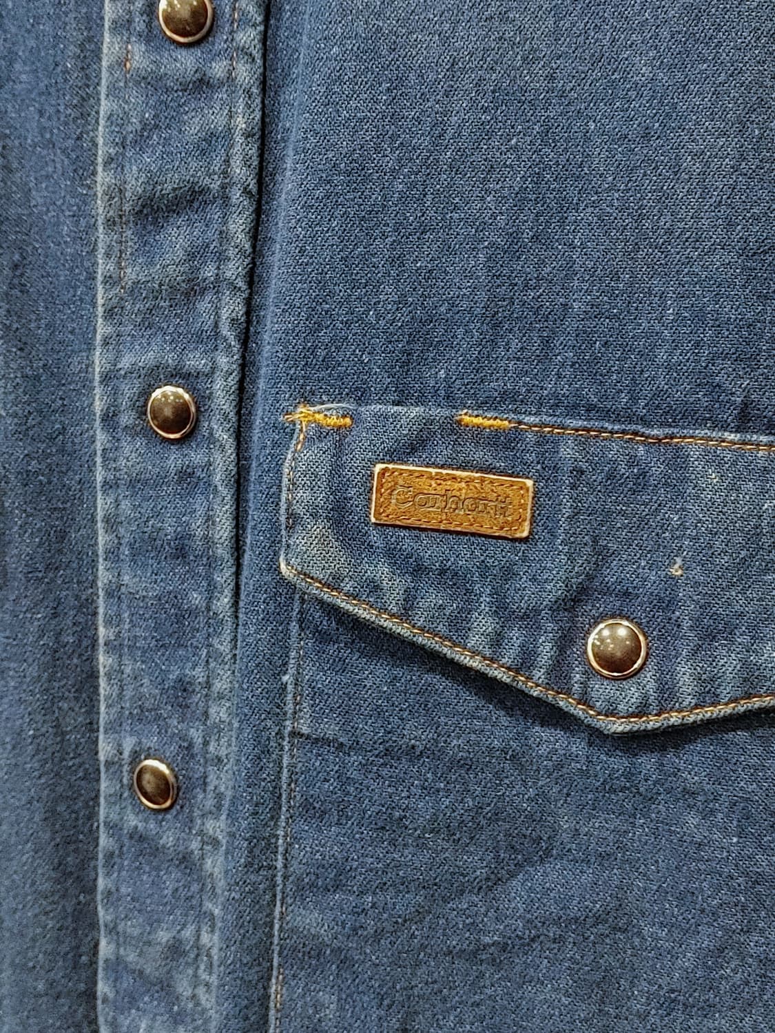 무배) 칼하트 잼스톤 버튼 데님 셔츠 - XL 상품이미지2