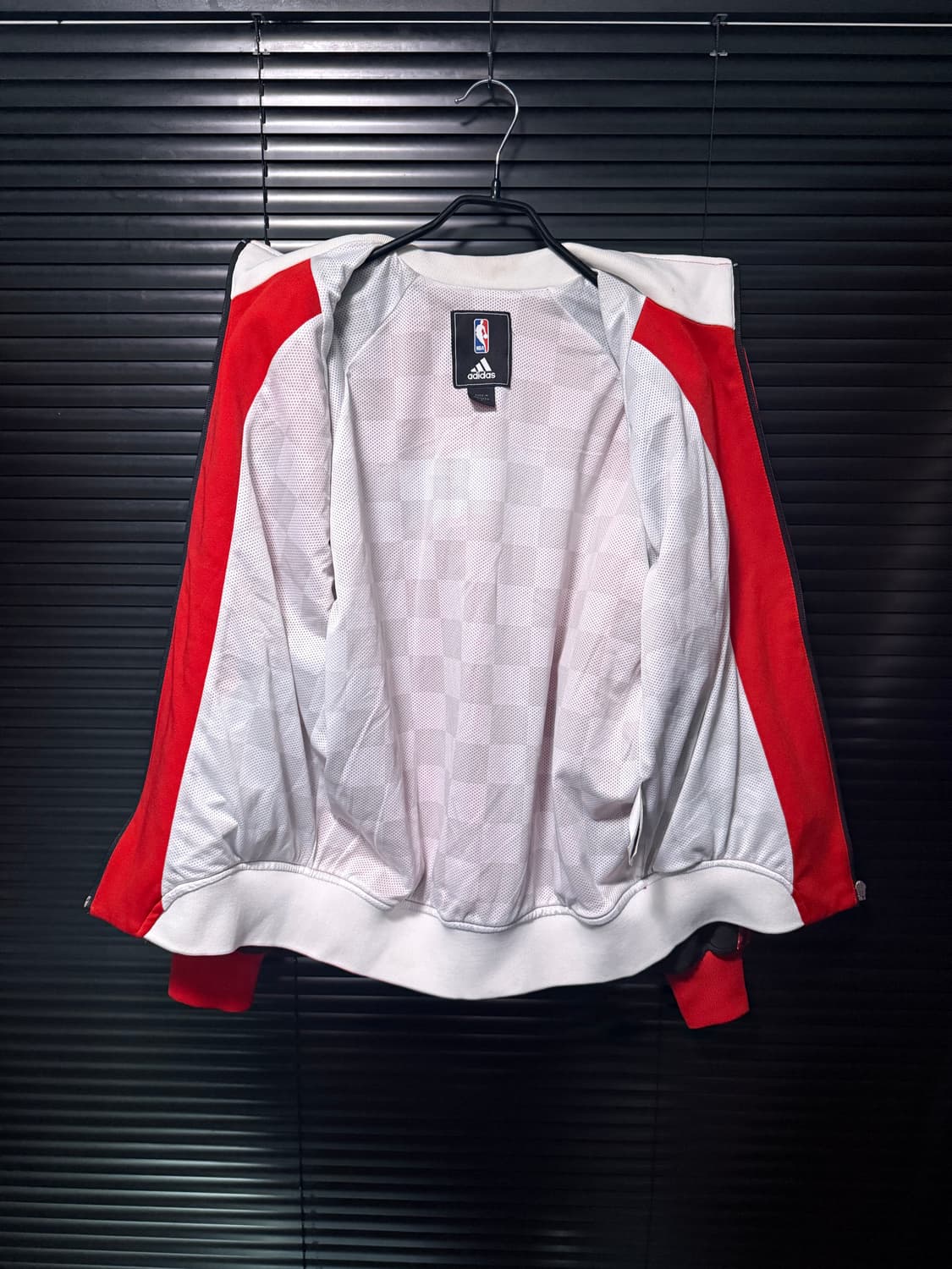 아디다스 NBA 디트로이트 레드 져지 저지 트랙탑 집업 농구 트레이닝 S 상품이미지9