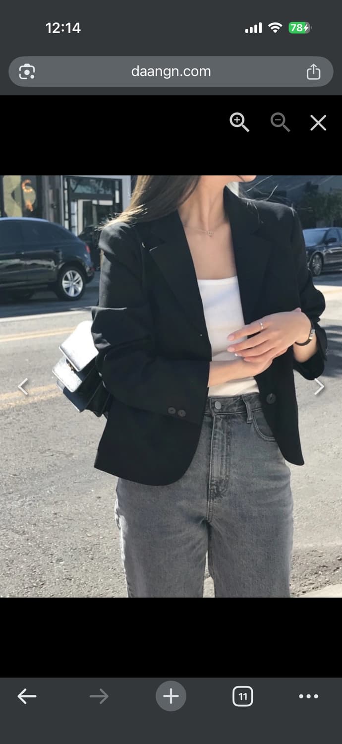 아카이브제이투유 리틀 블랙 자켓 상품이미지1