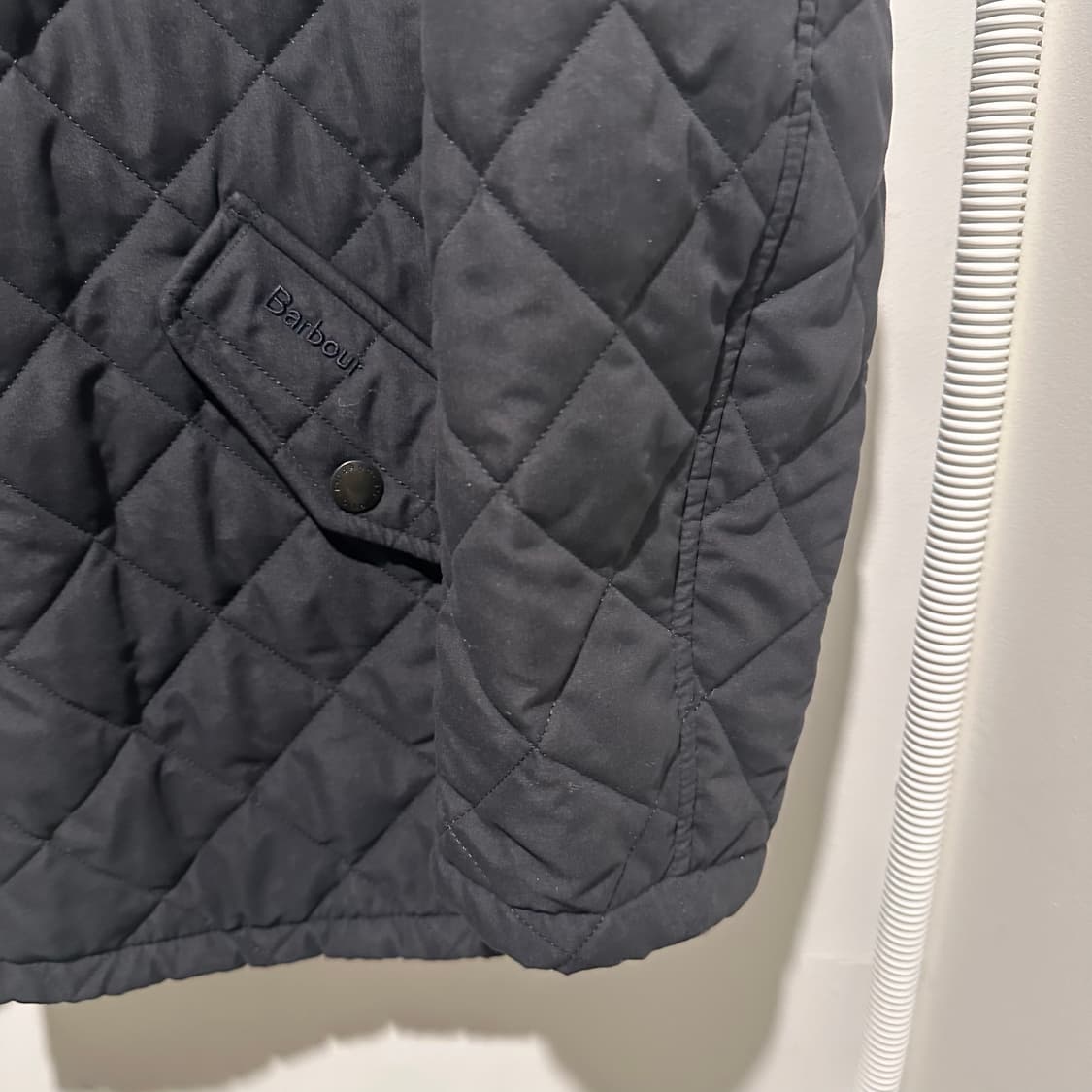 바버 퀄팅 자켓 블랙  상품이미지4