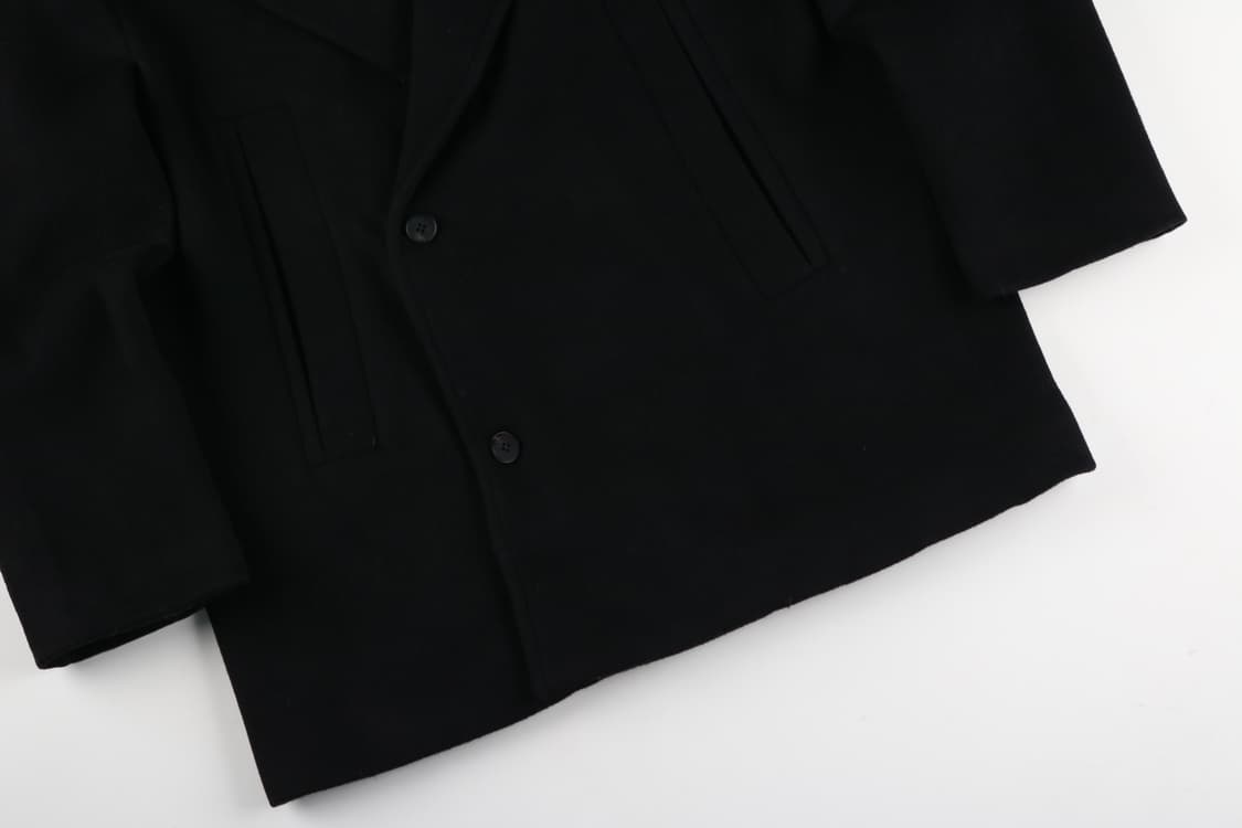 [M] 뮐 오버사이즈 울 피코트 상품이미지3