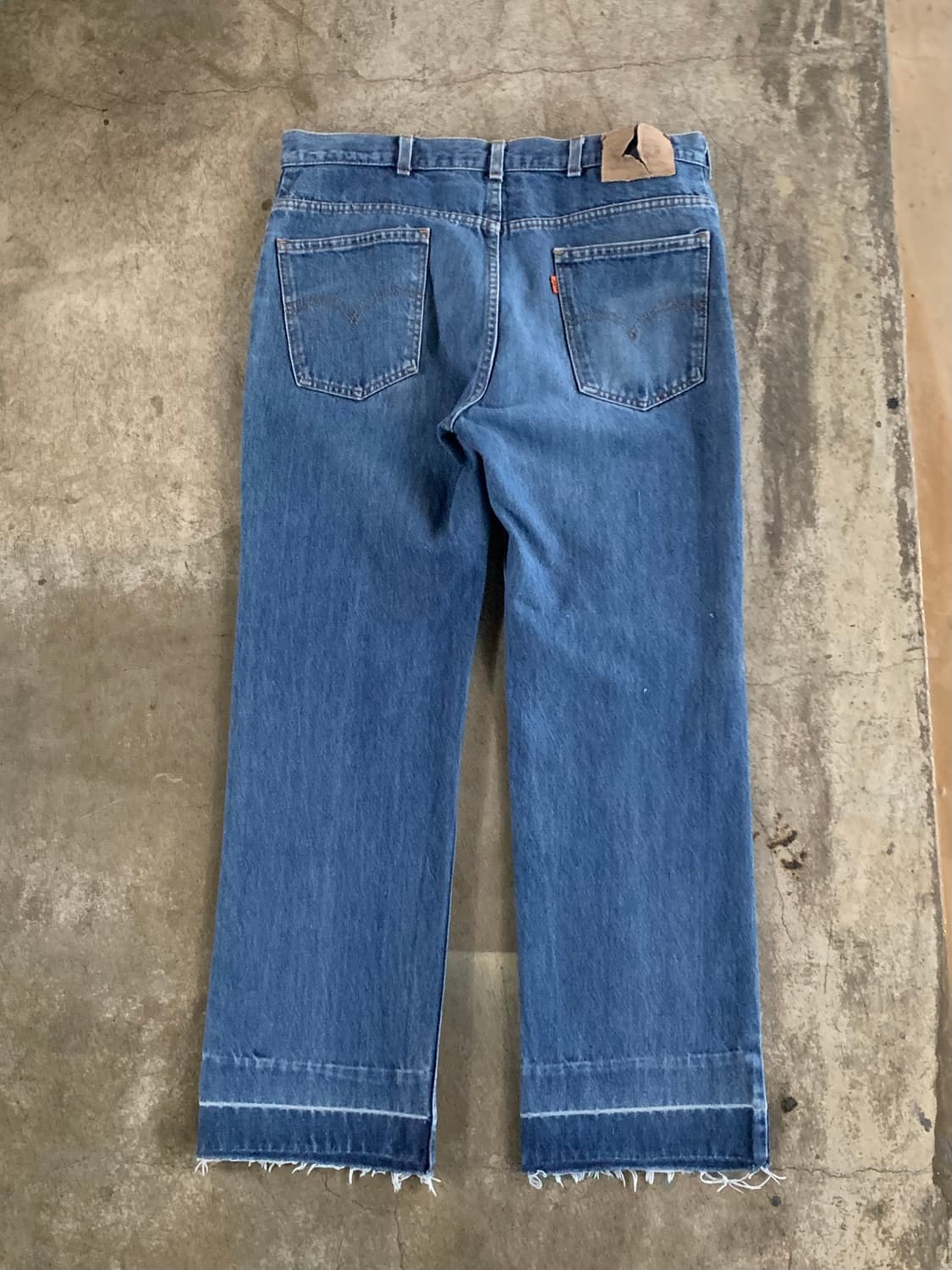 80s 리바이스 517 오렌지탭 데님팬츠 호주 생산 상품이미지5