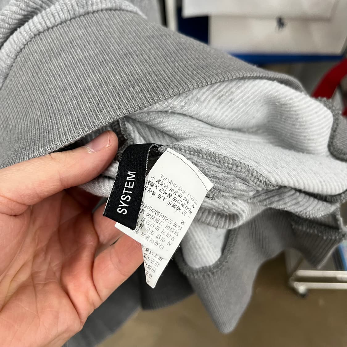 시스템 코듀로이 맨투맨 L 상품이미지4
