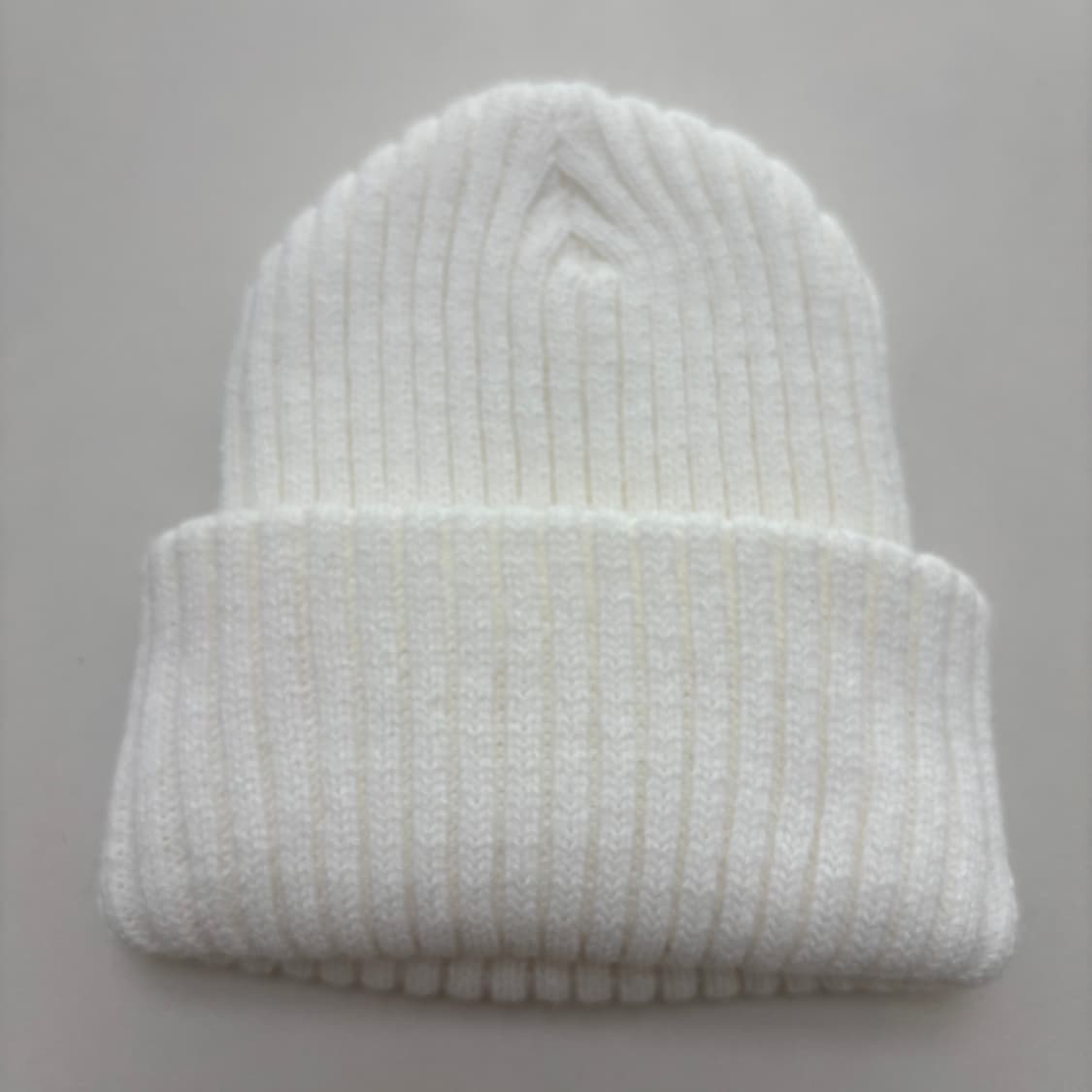 화이트 니트 비니 상품이미지1