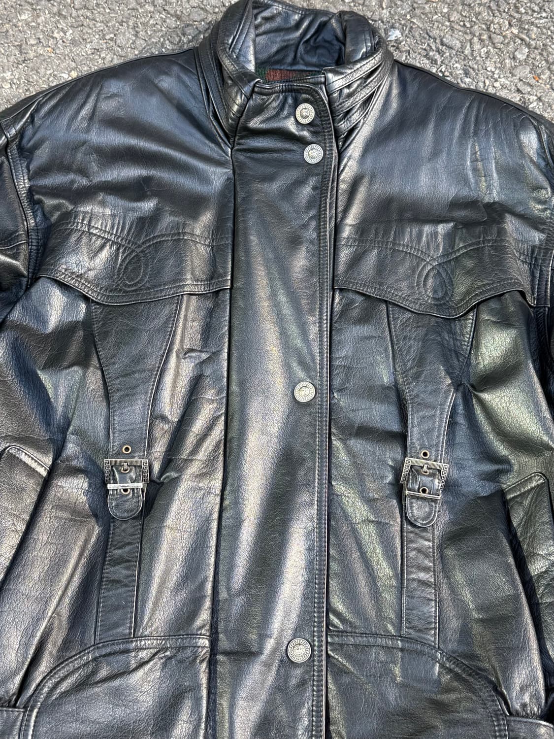 🇯🇵80s Japan 소가죽 레더 자켓 상품이미지4