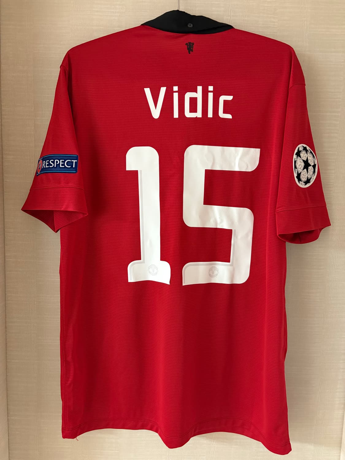 13-14 맨체스터유나이티드 홈 비디치 유니폼 정품 상품이미지3