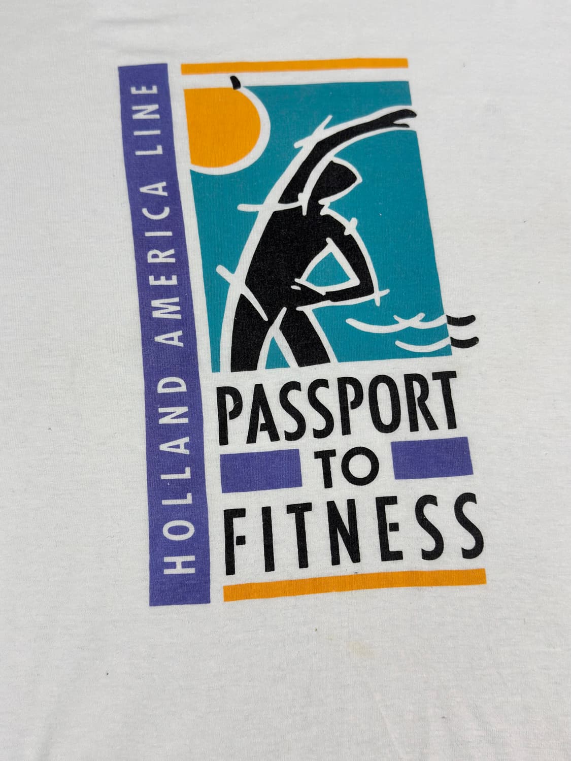 90s Passport to Fitness 그래픽 티셔츠 상품이미지2