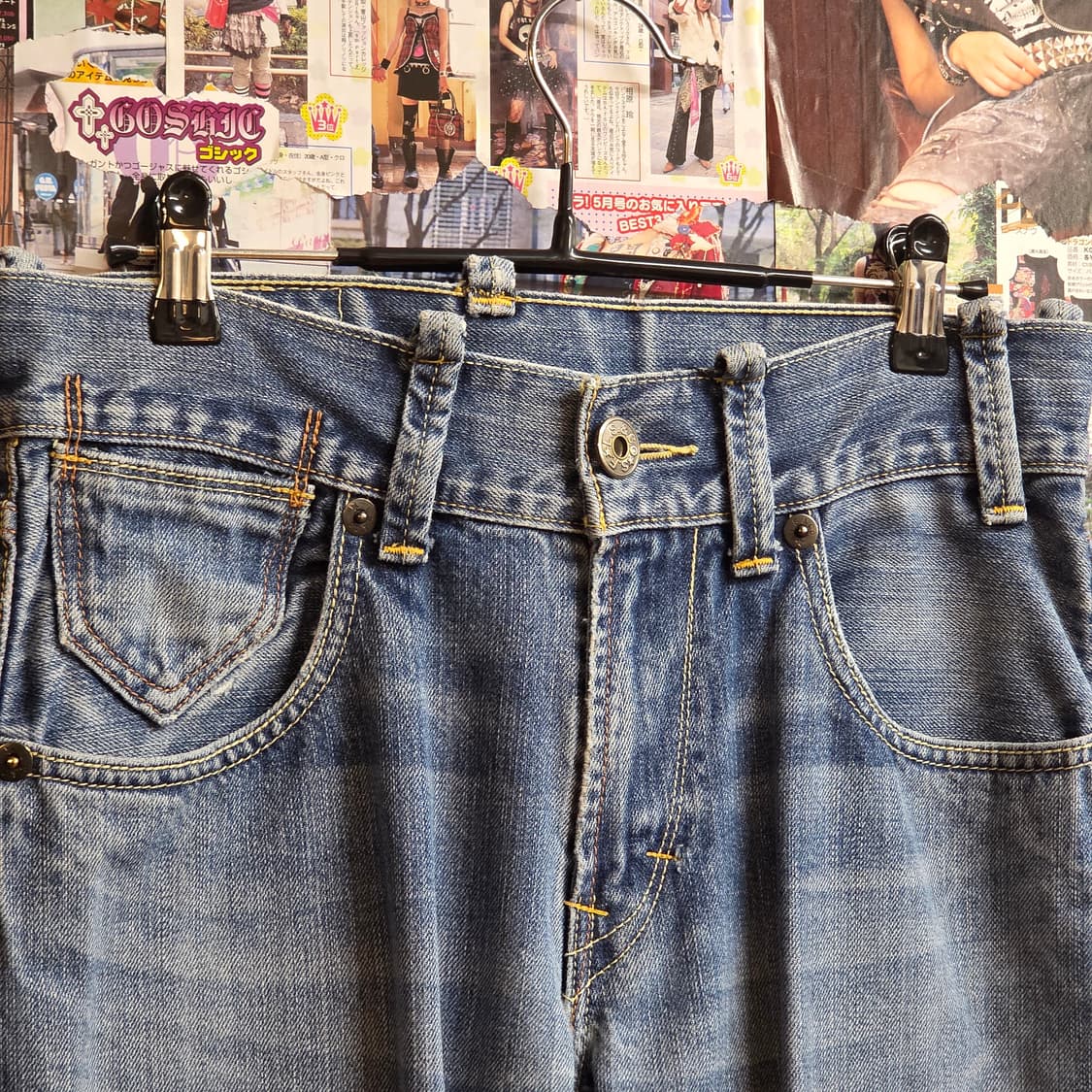 리바이스 523 연청 데님 팬츠 상품이미지6