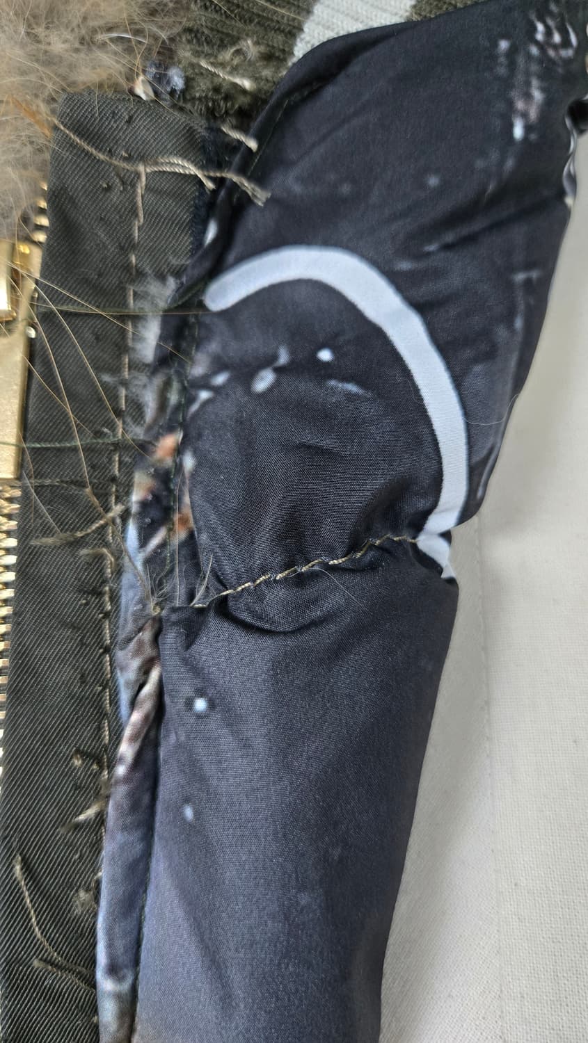 이태리 wild arctic 와일드 아틱 시어링배색 파카 상품이미지6