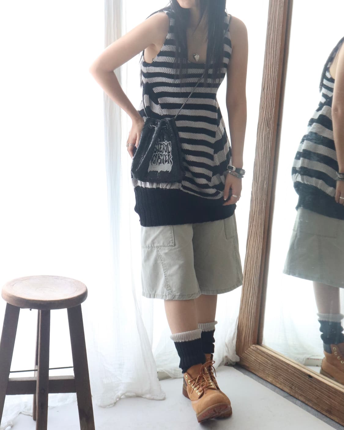 [Hysteric Glamour] Border Knit Dress 상품이미지7