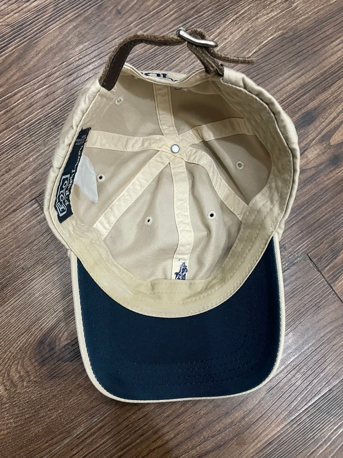 폴로 랄프로렌 베이지 볼캡 캡모자 가죽스트랩 상품이미지7