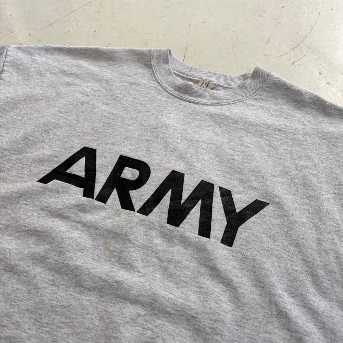 US ARMY USA OG 미육군 빈티지 스웻셔츠 XL 상품이미지4