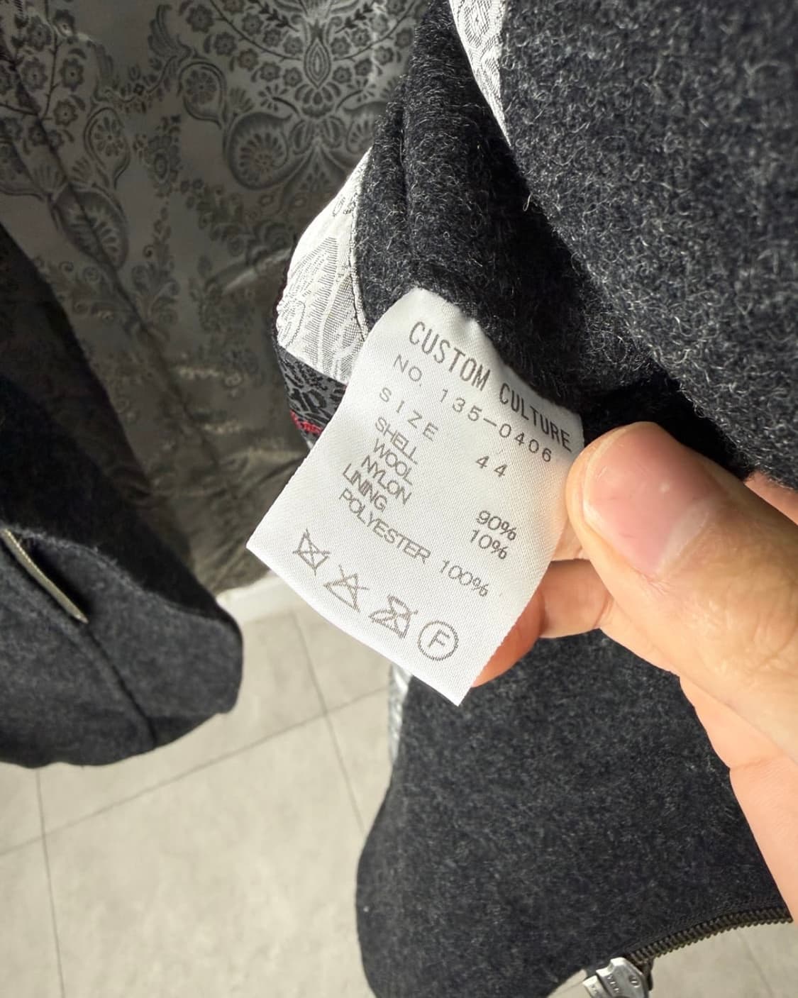 Costom culture 울 자켓 상품이미지3