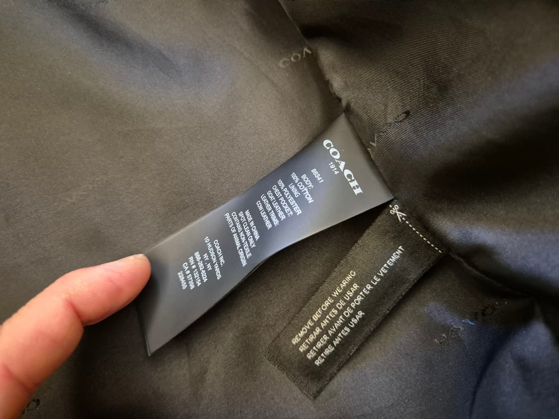 COACH 밀리터리 플라이트 자켓 상품이미지10