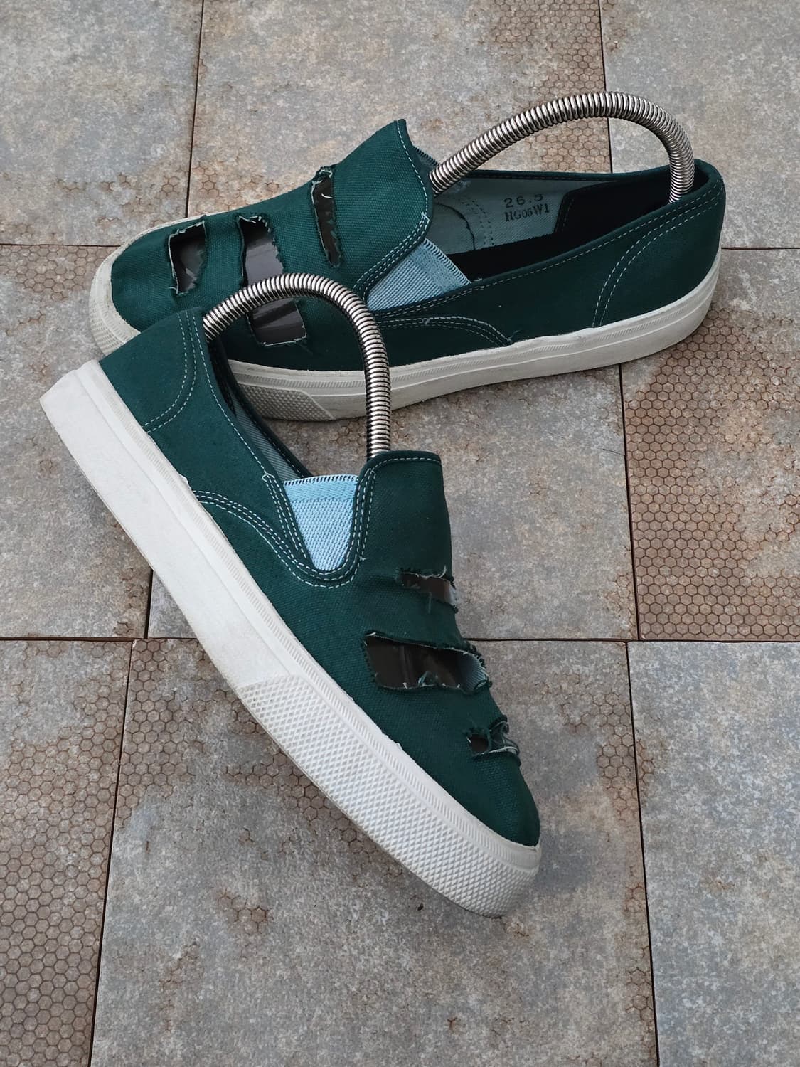 (265)꼼데가르송 옴므 플러스 데미지 슬립온  상품이미지7