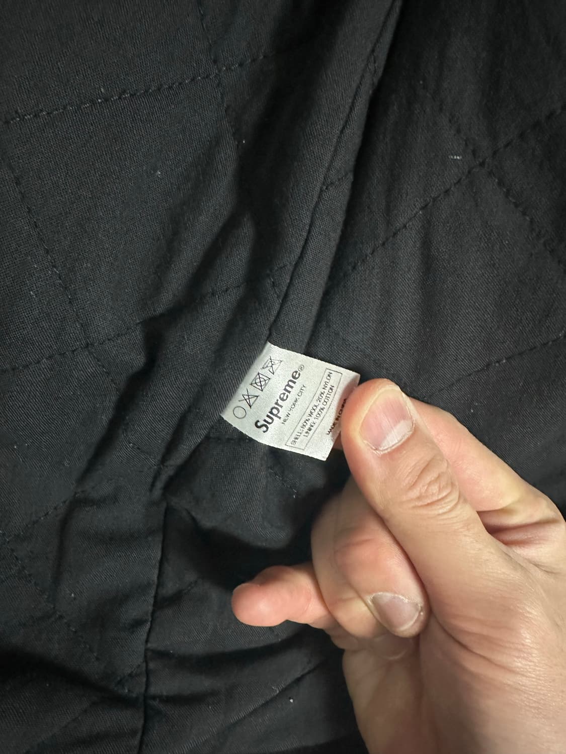 올드 슈프림 08aw 울 크루저 블랙 L사이즈 상품이미지2