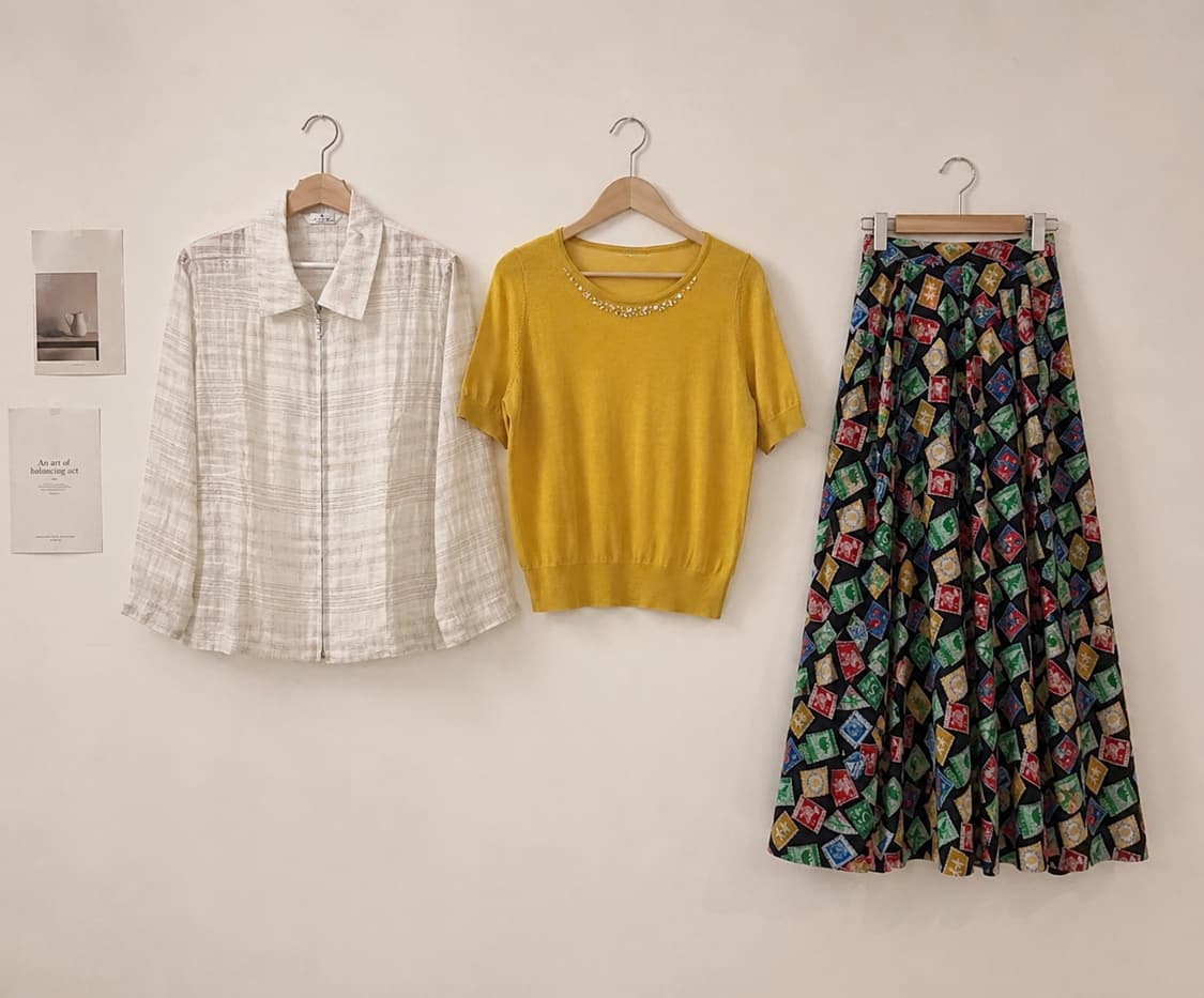 바다 마을 소녀 코디 set 상품이미지2