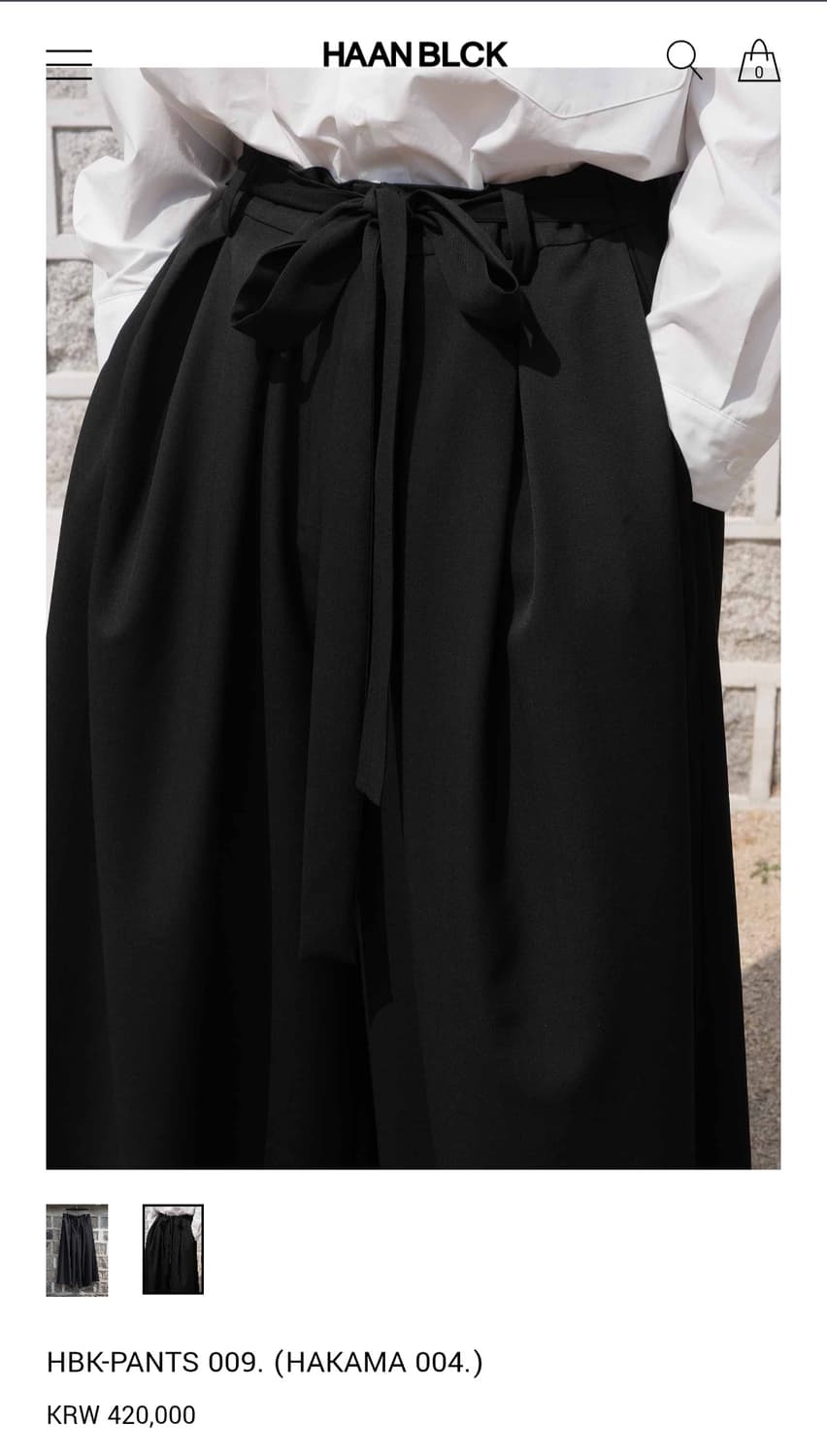 한블랙 벌룬팬츠,하카마팬츠004,셔츠 등등 삽니다 상품이미지1