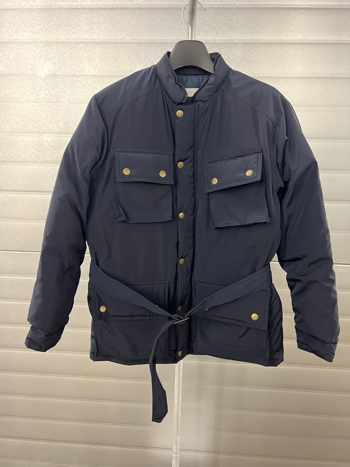 클래식 벨티드 네이비 패딩 자켓 105 사이즈 상품이미지2