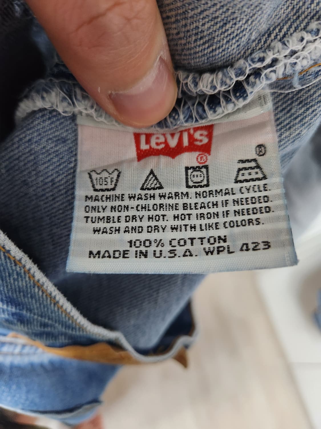 levis 90's 501 made in usa 38/32 상품이미지5