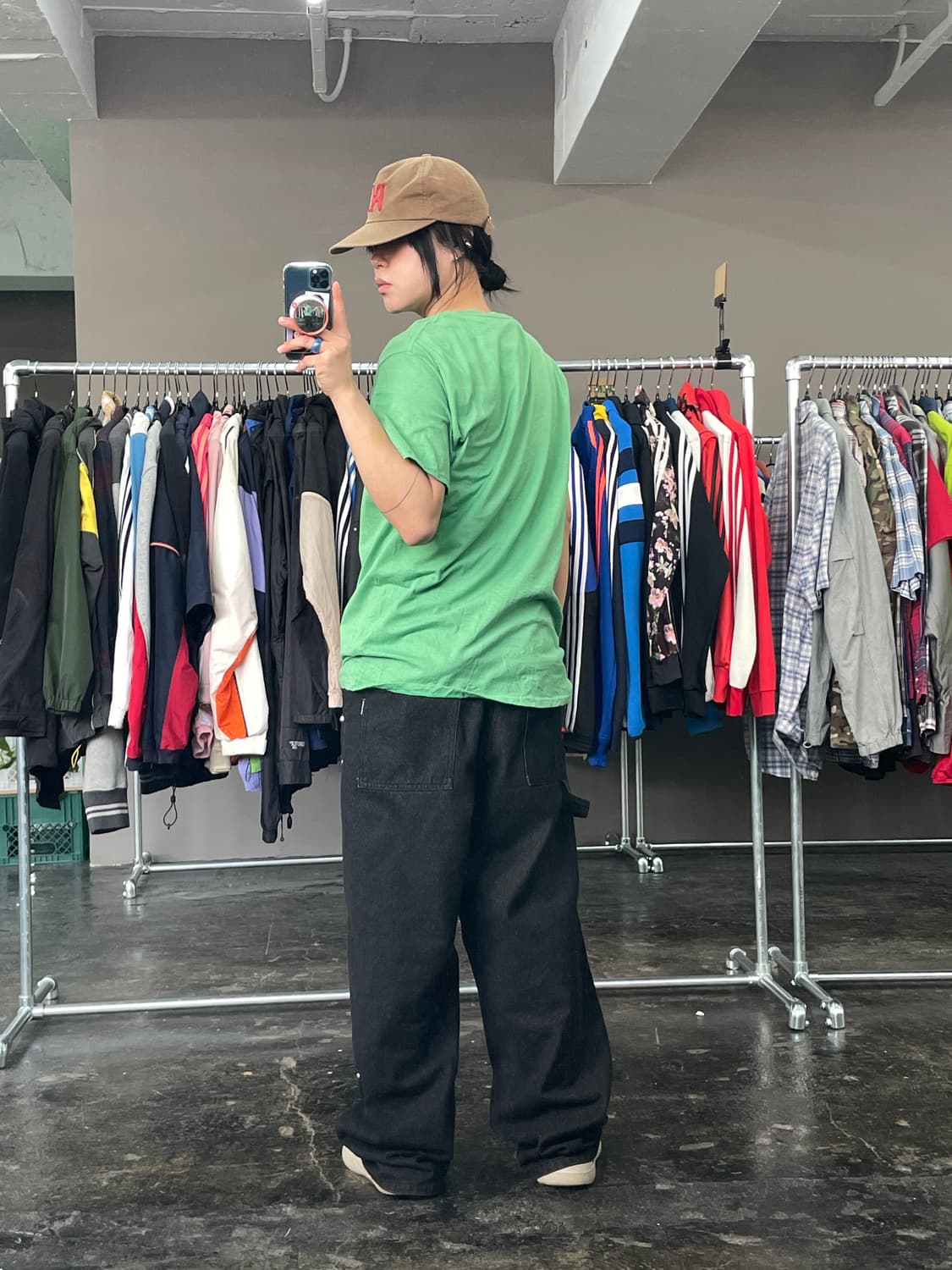 빈티지 프린팅 반팔 티셔츠 (B047)   상품이미지6