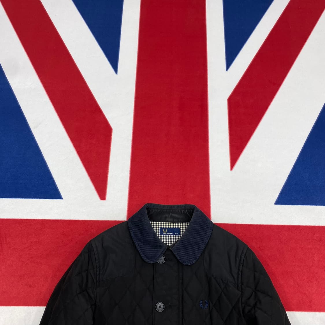 프레드페리 퀼팅자켓 XS 상품이미지2
