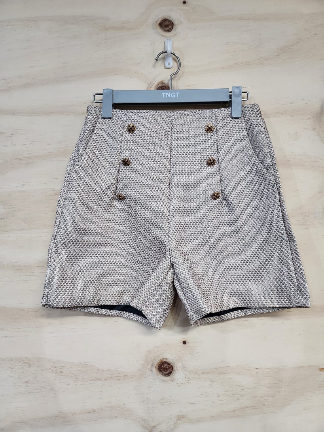 1017) 여성 금장버튼 투피스 상품이미지5