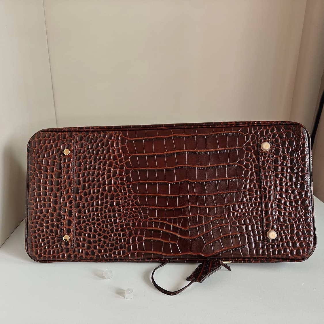 악어무늬 숄더버킨백 상품이미지7