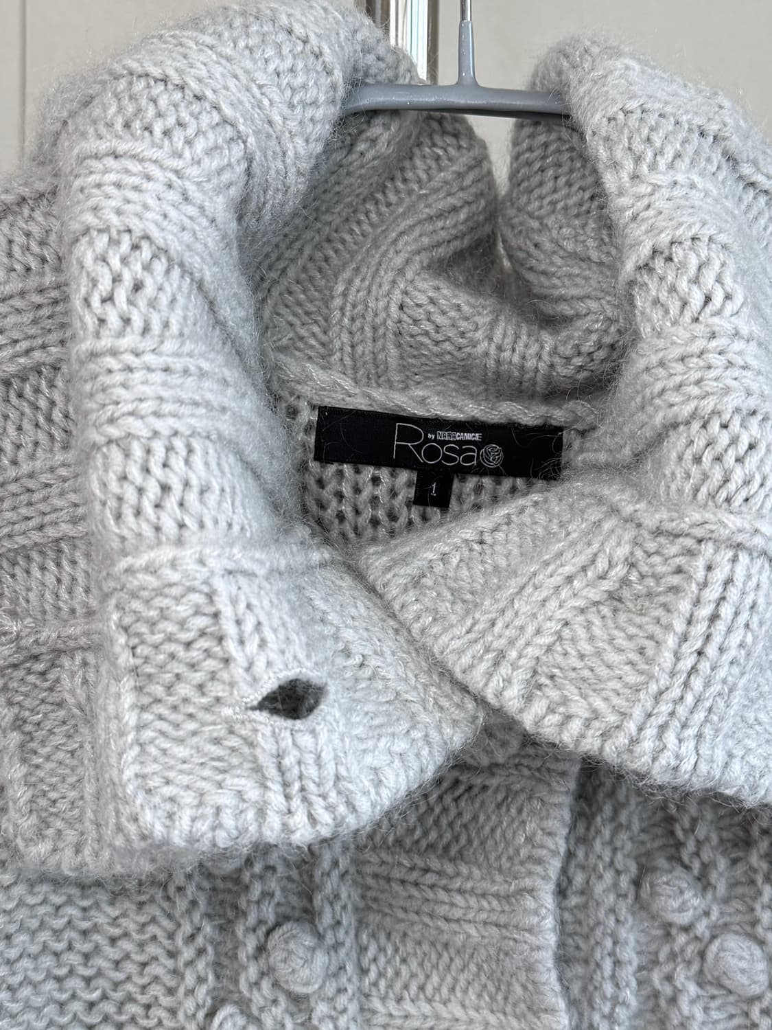 Rosa by 나라카미체 폼폼 롱 니트 가디건 상품이미지9