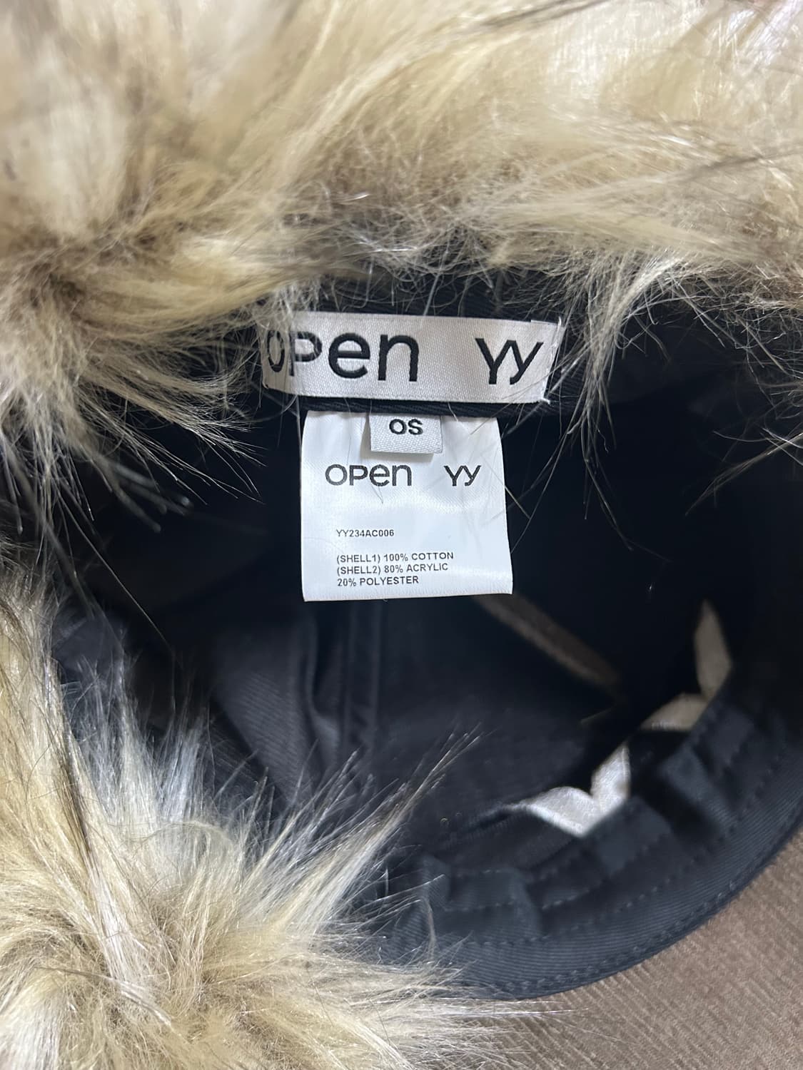 Open Yy 포우 퍼 코듀로이 이어플랩 캡 카키 상품이미지3