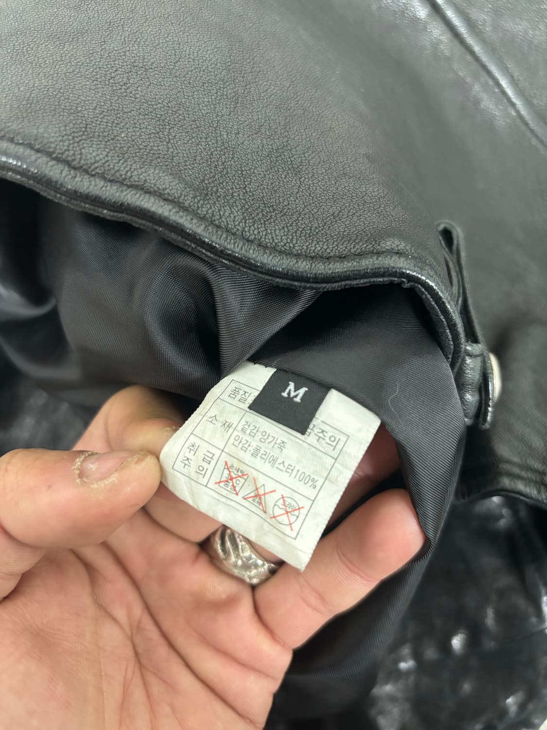 Multi Zipper Sheep Skin Cuff Detail Jack 상품이미지10