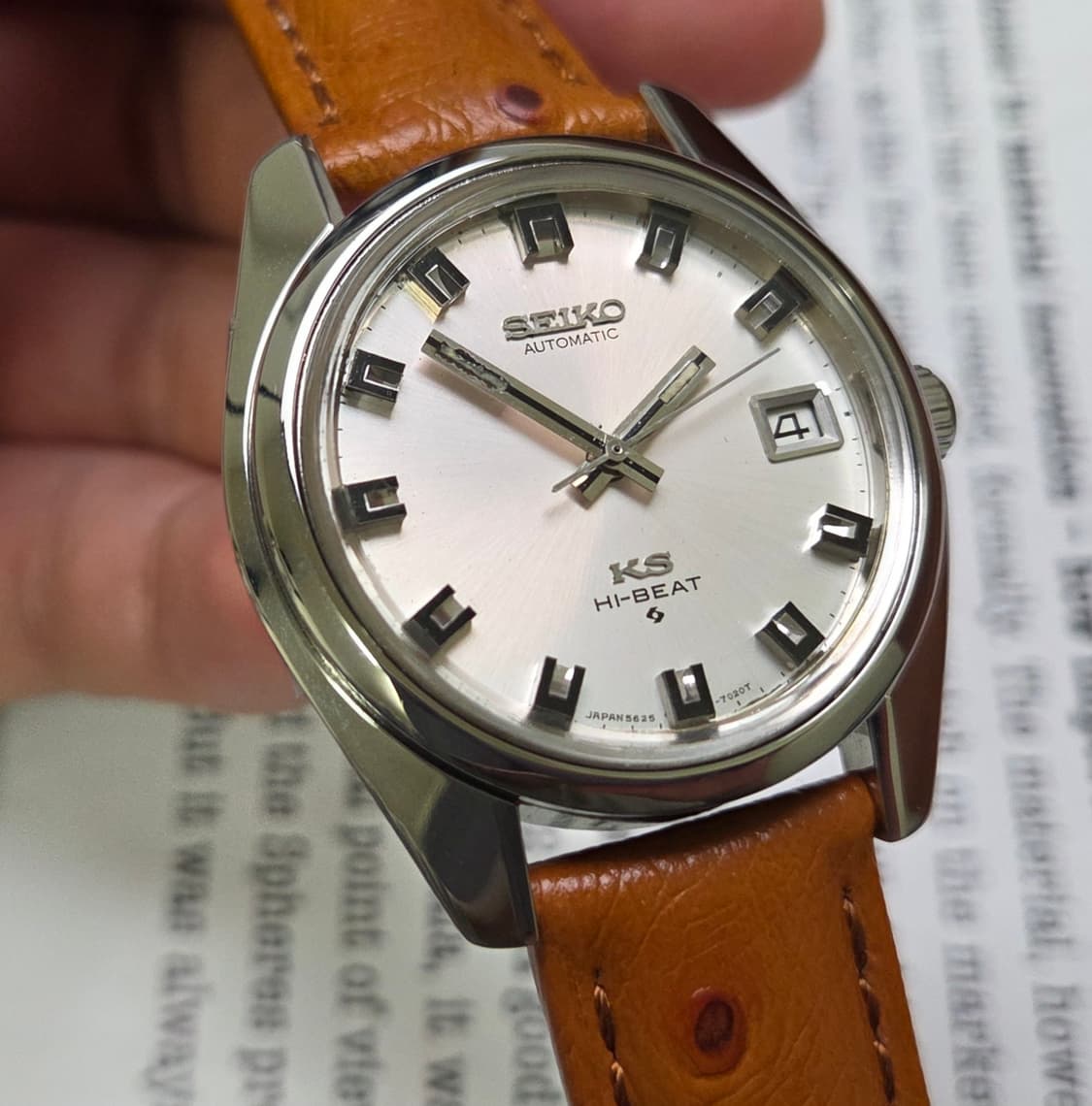 레어] 빈티지 킹세이코 56KS 와이드보이 실버판 오토매틱 금배꼽 ver 상품이미지10