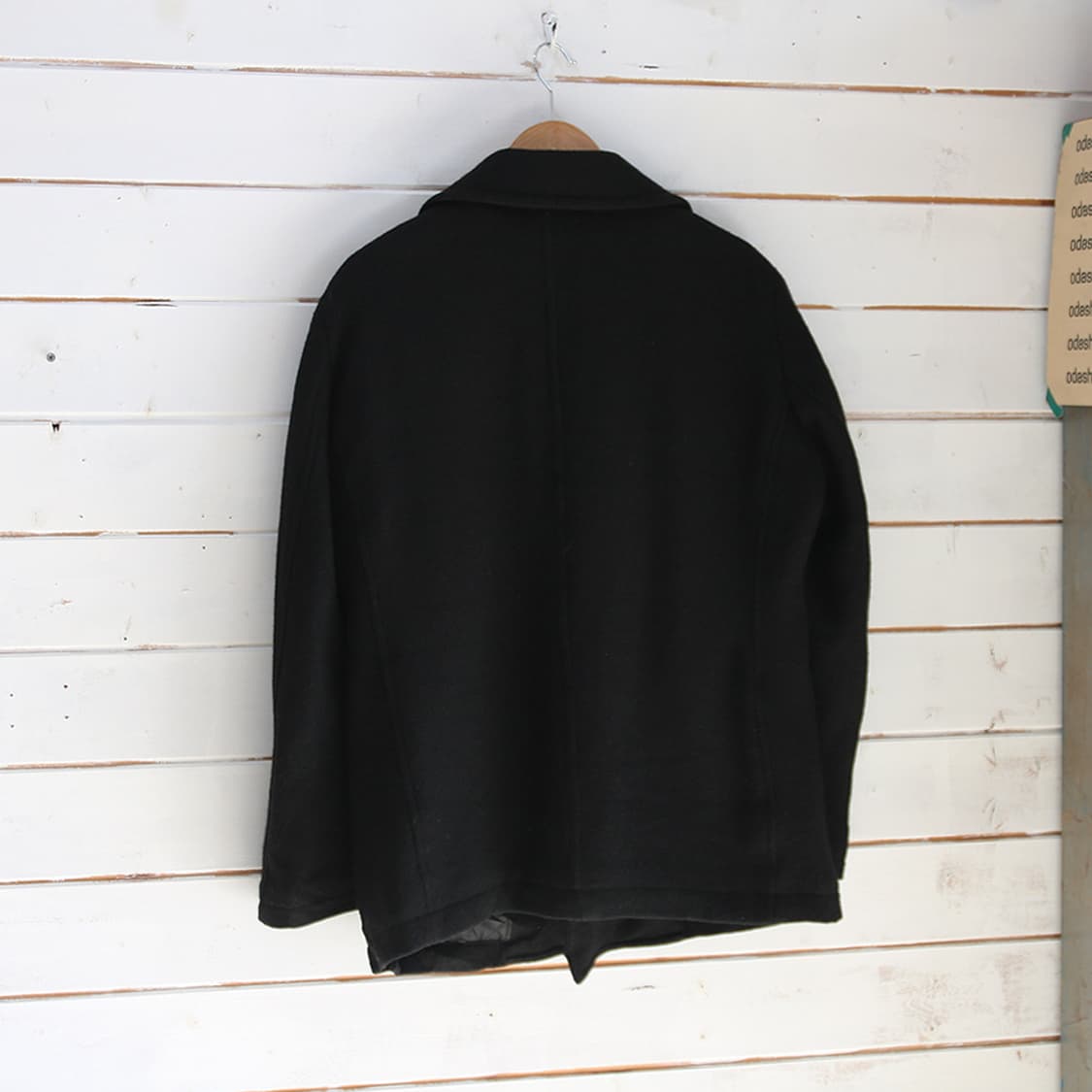 (착용컷) 유니클로 모직 피코트 (남성용 100) 상품이미지2