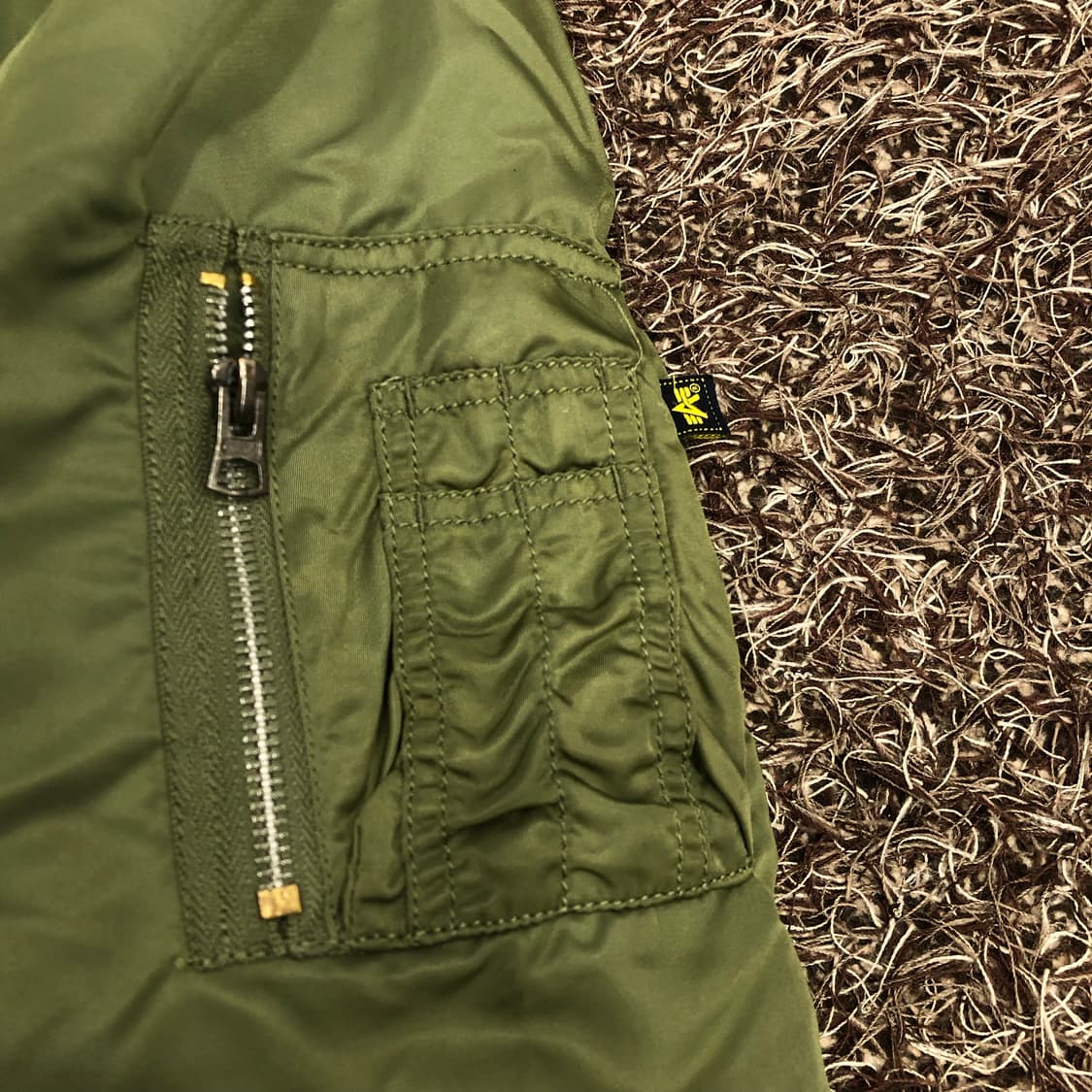 알파인더스트리 B15 봄버 항공점퍼 플라이트 자켓 MA-1 상품이미지4