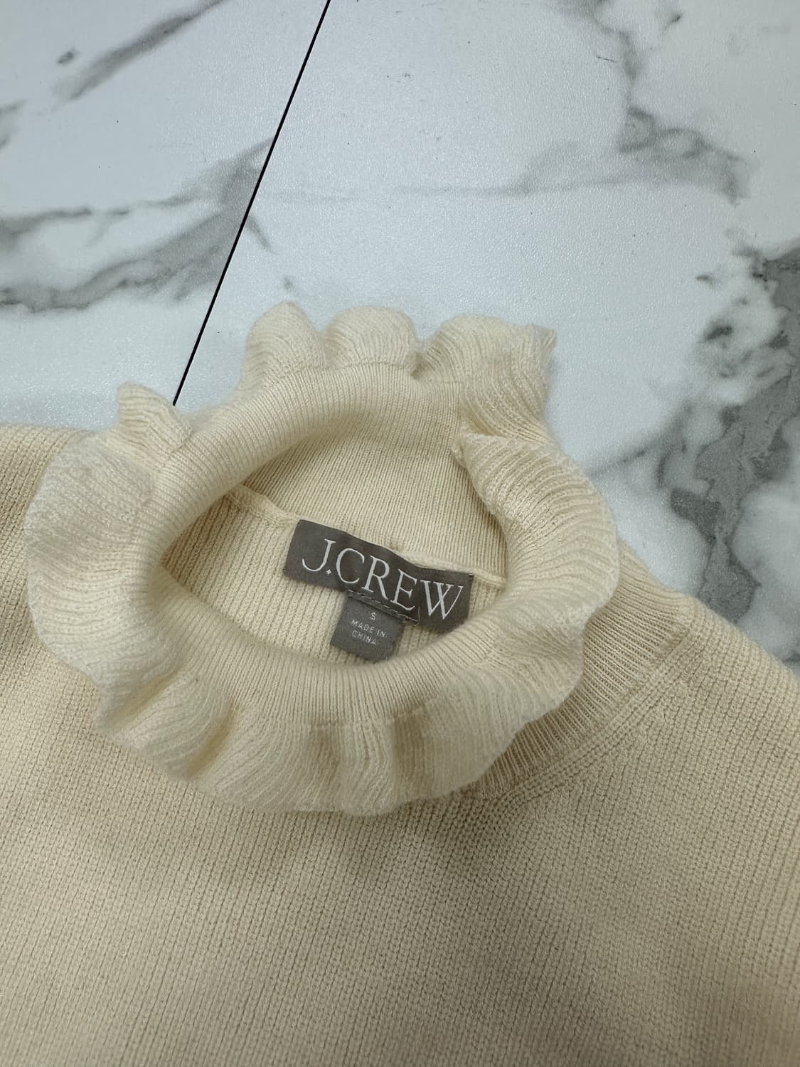 J Crew 제이크루 아이보리 터틀넥 니트 상품이미지3