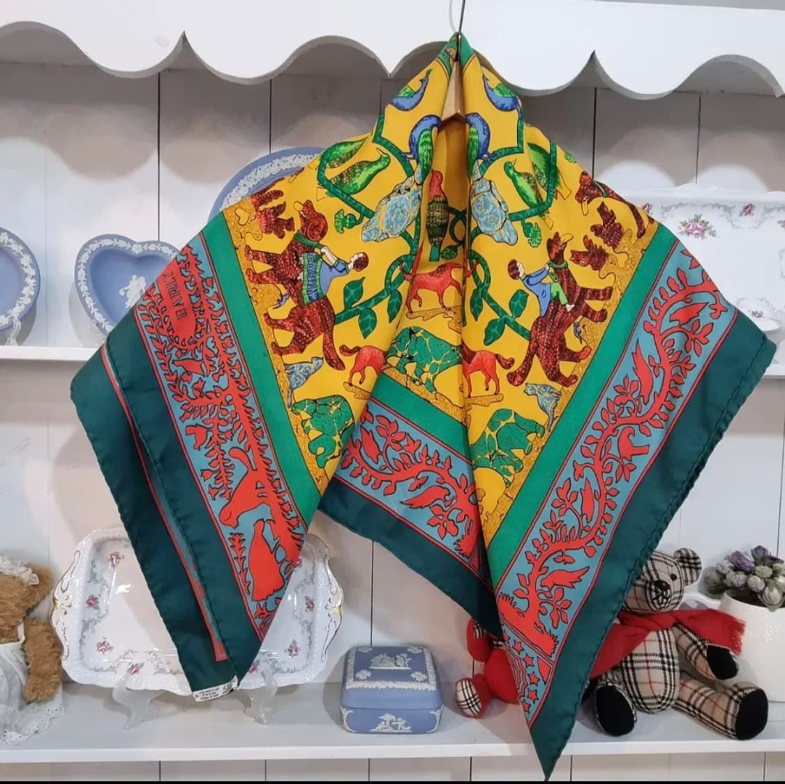 에르메스 카레 90 Early America 실크 스카프 상품이미지8