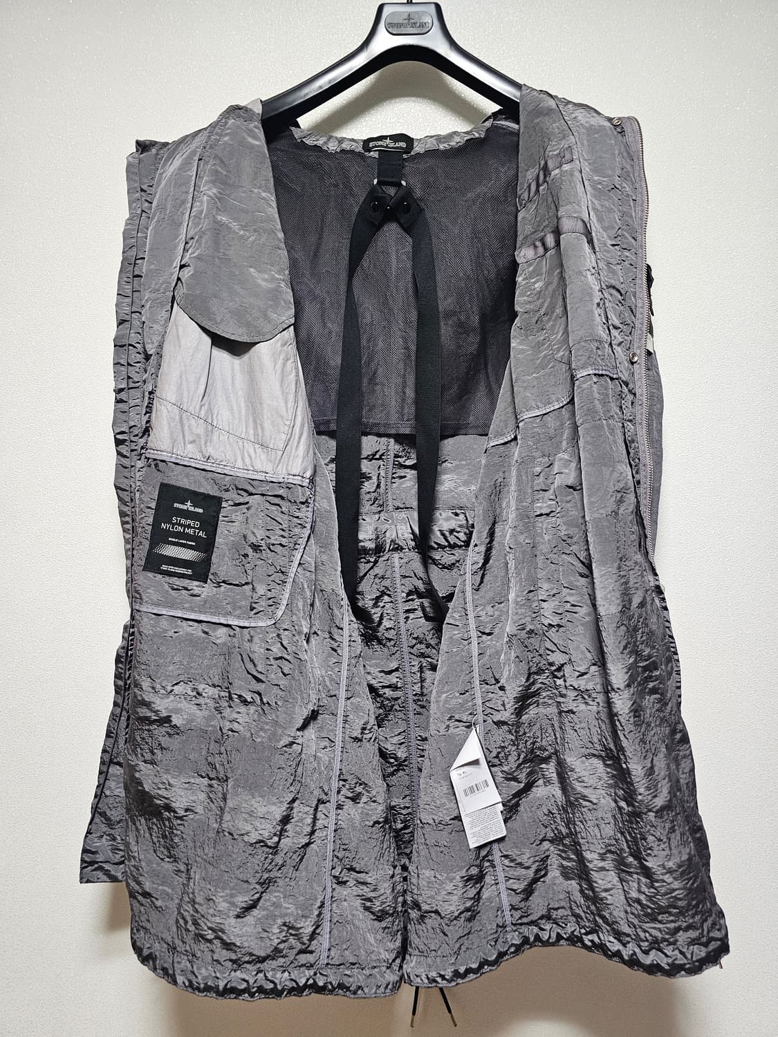 스톤아일랜드 쉐도우프로젝트 스트라이프 나일론메탈 야상파카 상품이미지7