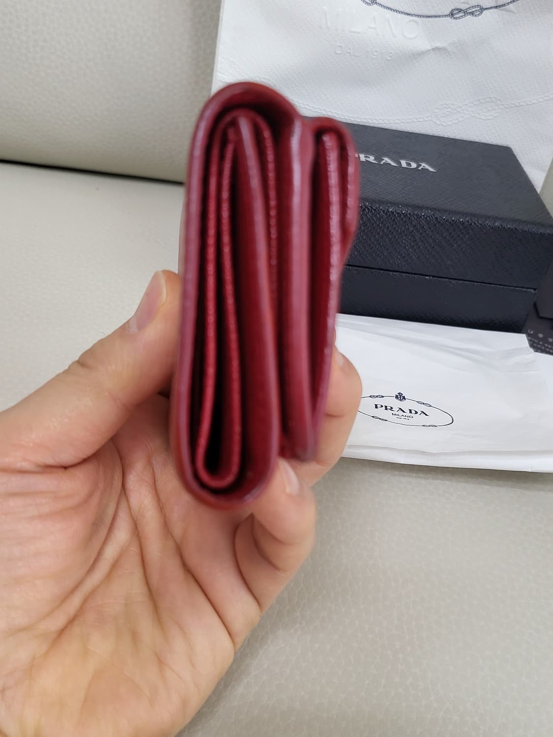 프라다 미니 반지갑  상품이미지4