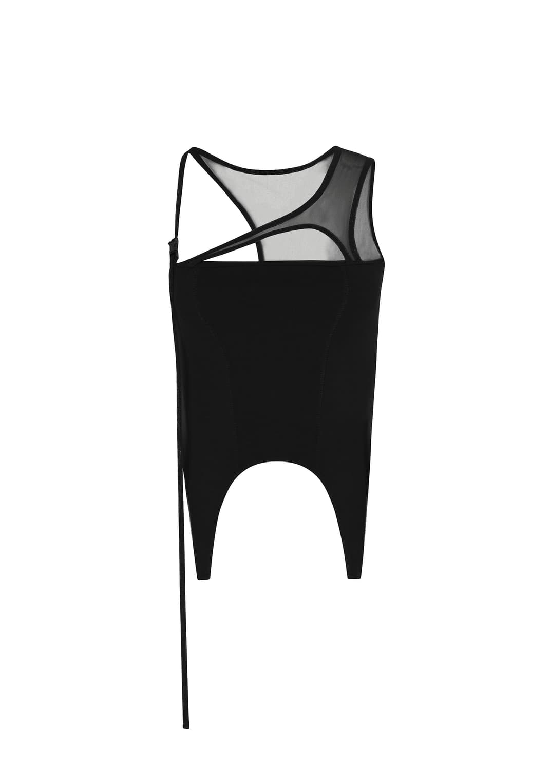 보헤미안서울 CORSET MESH SLEEVELESS 상품이미지3