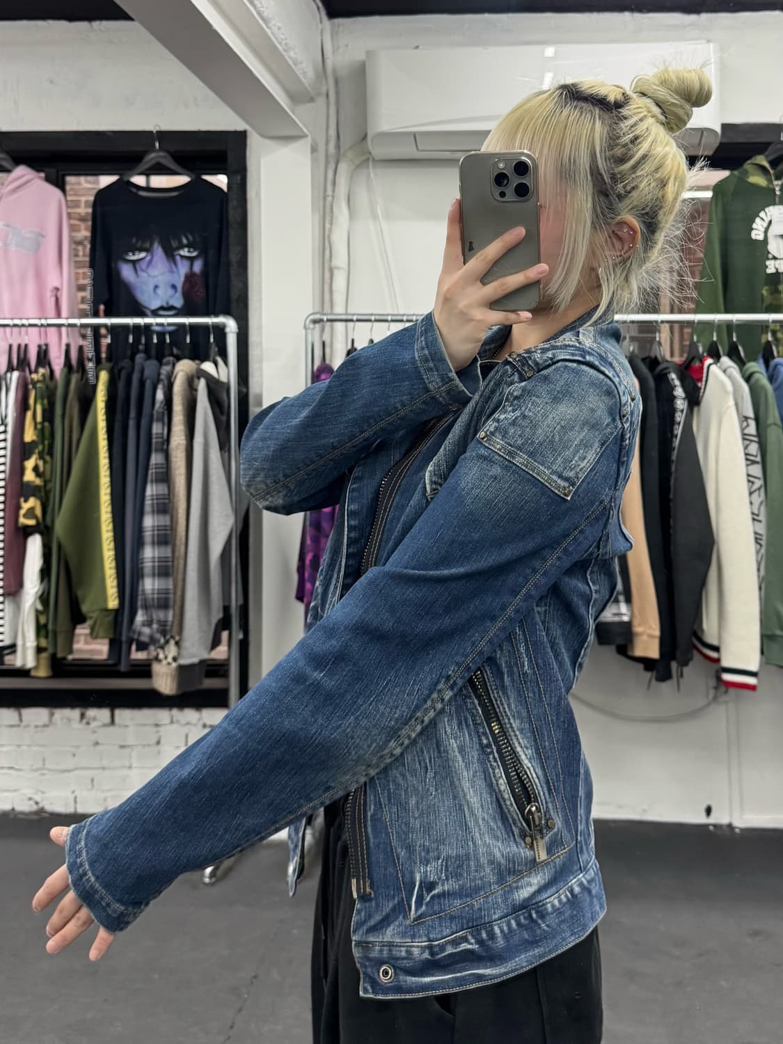 버커루 그런지 데님자켓 상품이미지6