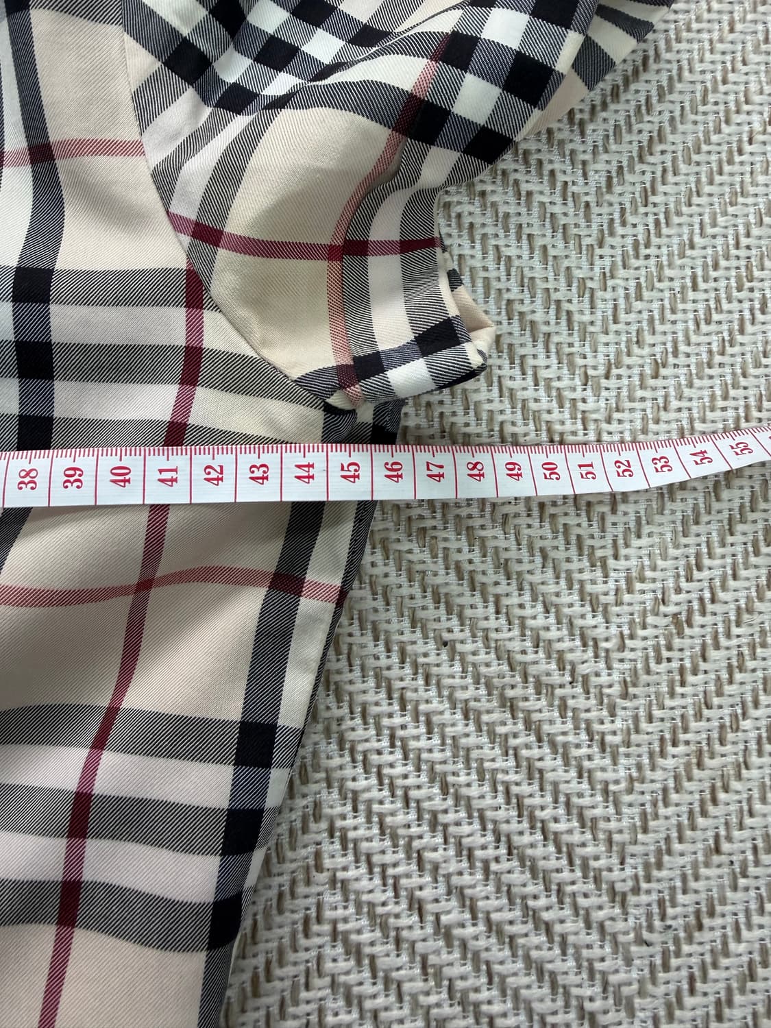 정품) 버버리 여성 체크 노바셔츠 원피스 L 상품이미지9