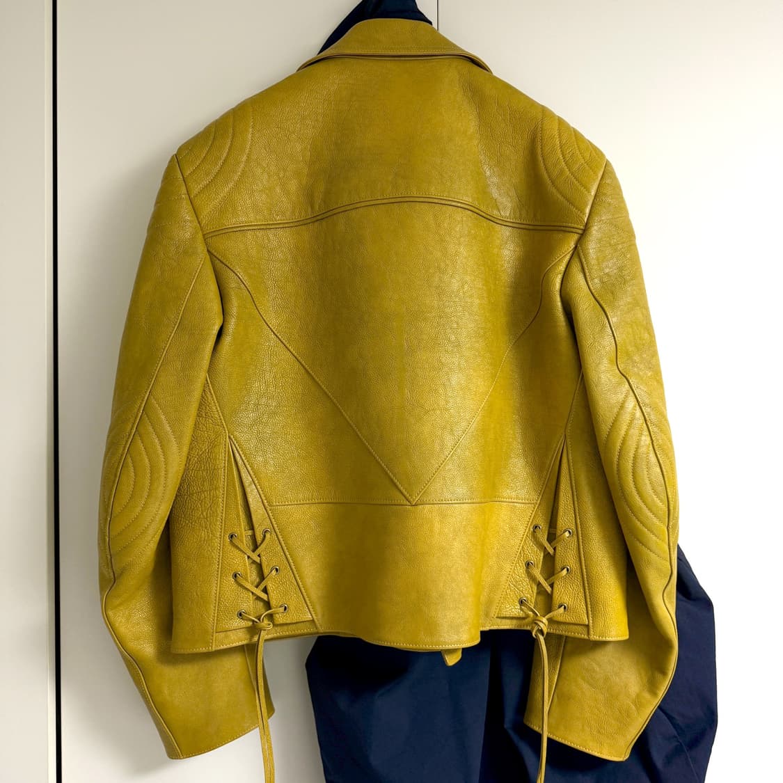 프라다 바이커 가죽 자켓 Prada Leather Biker Jacket 상품이미지2