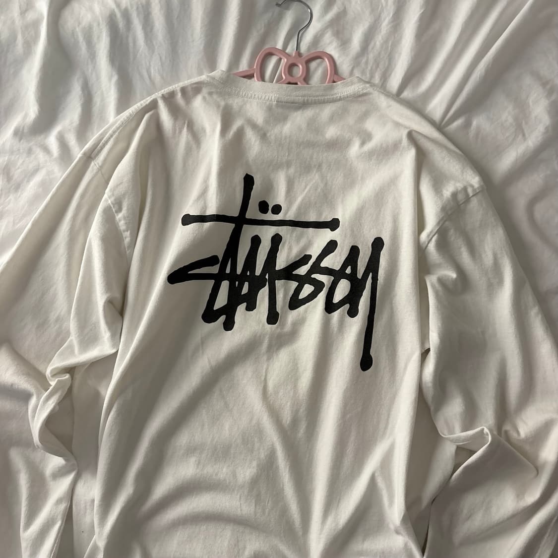 스투시 화이트 롱슬리브 상품이미지4